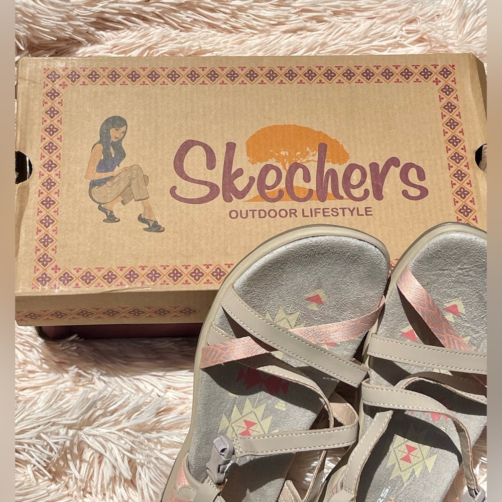 NEW Skechers strappy sandals reggae slim size 9